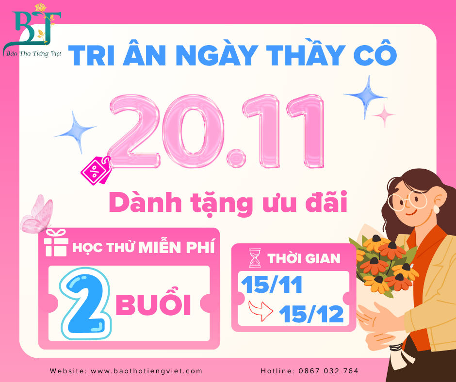 ƯU ĐÃI TRI ÂN THÁNG 11
